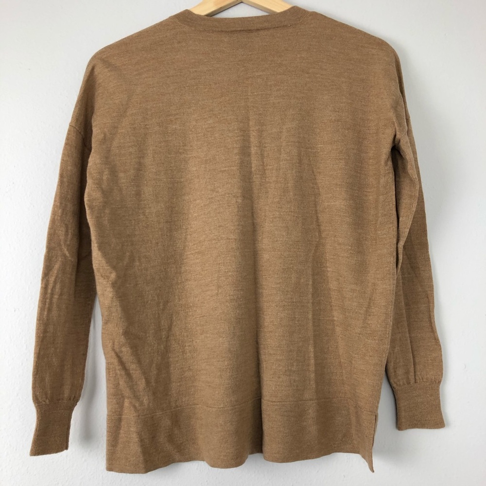 J. Crew Wool Tan Pullover Sweater - Picture 3 of 3